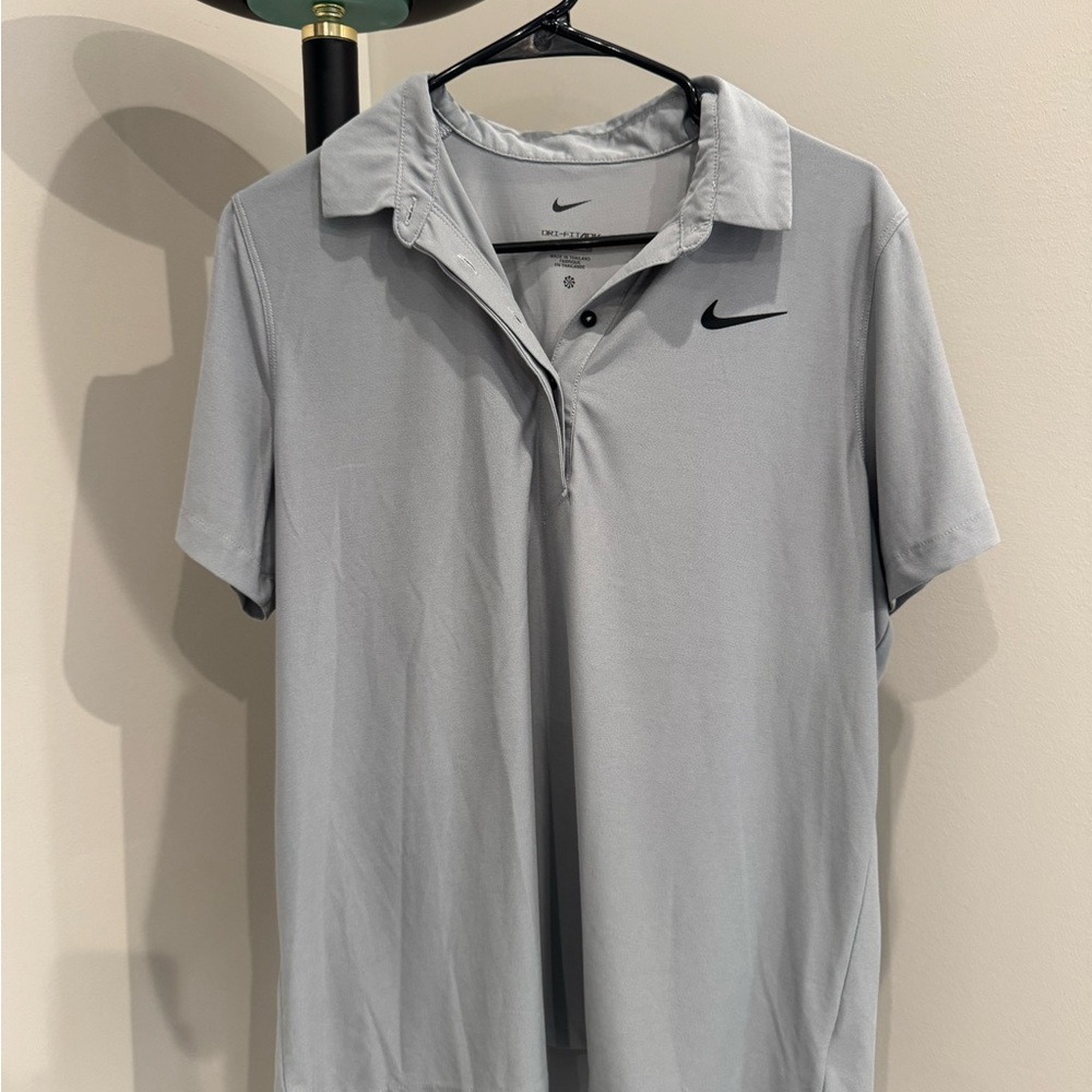 Nike Gray Performance Polo Shirt